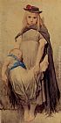 Gustave Dore Jeune Mendiante painting